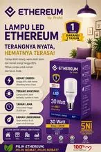 Lampu LED Ethereum 30 Watt